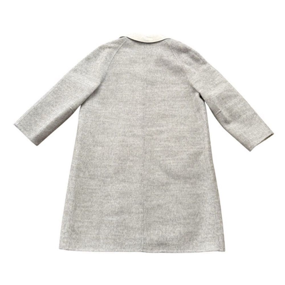 LE 17 SEPTEMBRE Gray Wool Blend Lined Coat Size 38 US 6 Minimalist - Picture 3 of 7